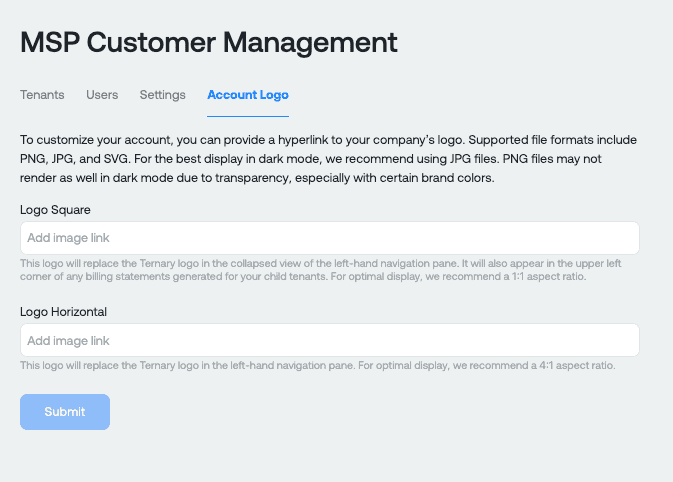 MSP Customer Management