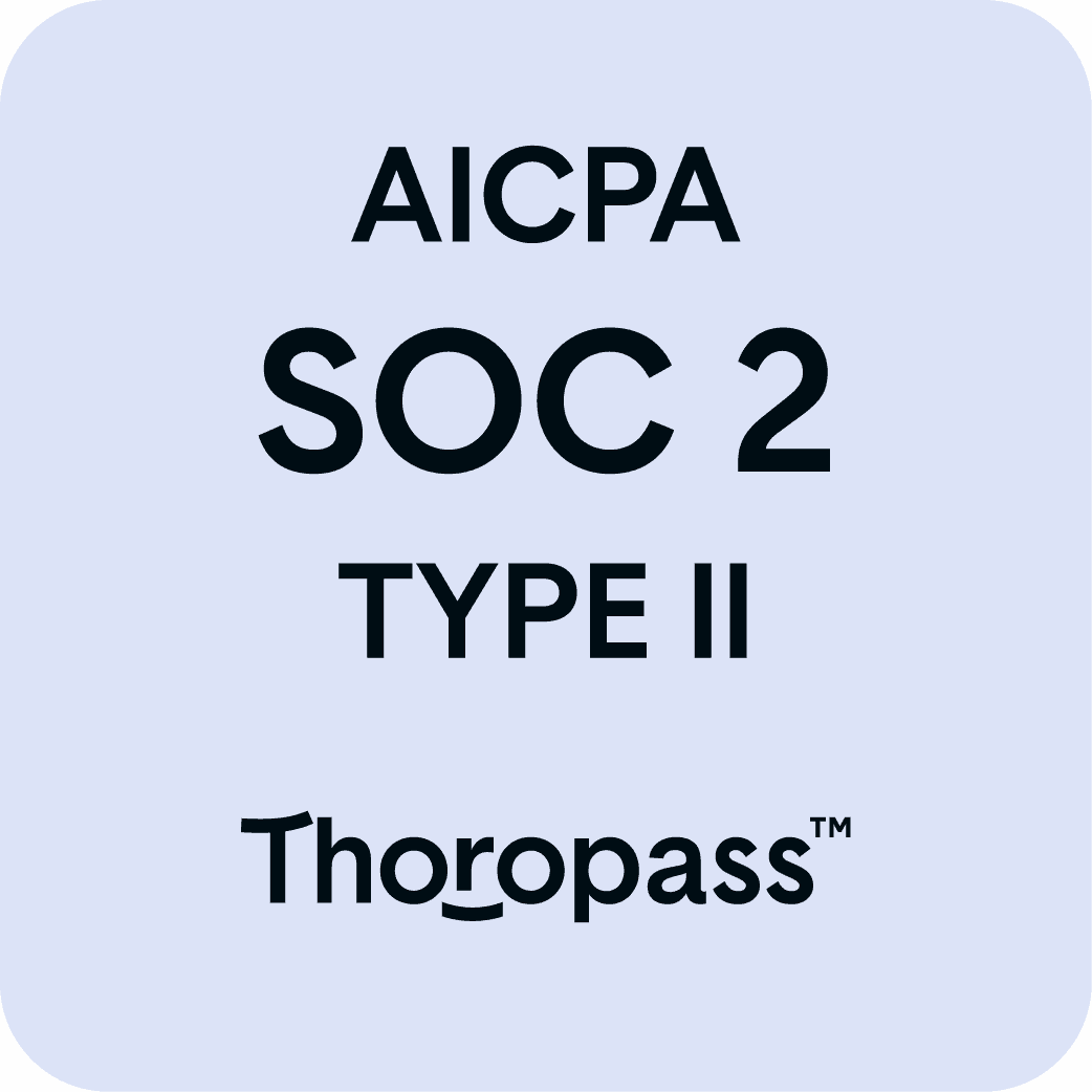 Ternary is SOC 2 Type II certified by Thoropass