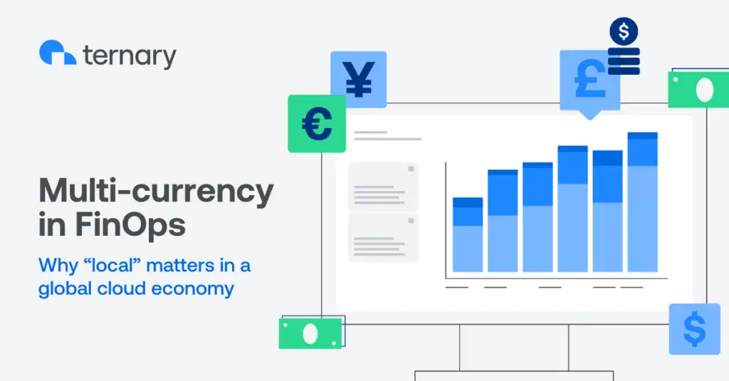 Blog graphic for multi-currency in FinOps