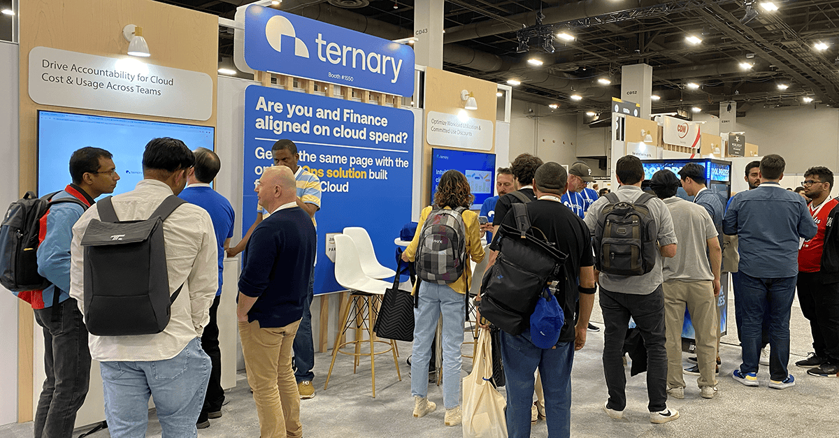 A photograph of Bob Kilbride, Dan Greer, Sasha Kipervarg, and Marie (Bruke) Brown at AWS re:Invent 2024