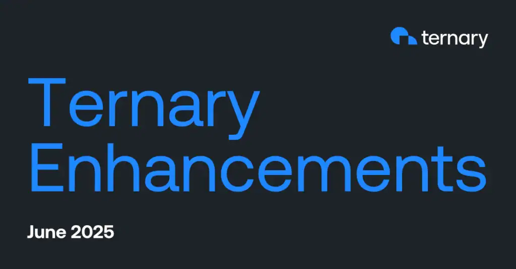 Ternary June 2025 FinOps roundup